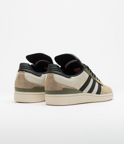 Adidas Busenitz Shoes in Cardboard and Core Black / Olive Strata