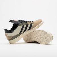 Adidas Busenitz Shoes in Cardboard and Core Black / Olive Strata thumbnail