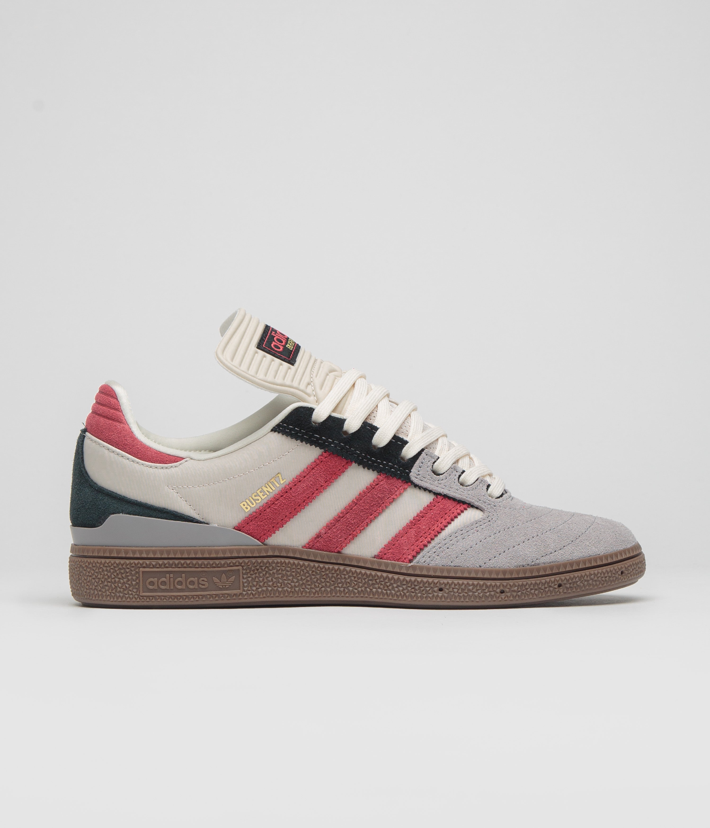 Adidas Busenitz Shoes in Clear Brown and Better Scarlet / Gum5