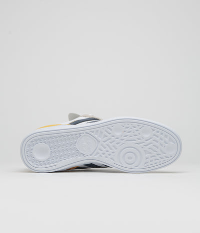 Adidas Busenitz Shoes in Clear Brown and Collegiate Navy / FTWR White