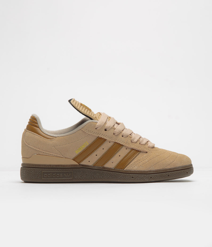 Adidas Busenitz Shoes in Magic Beige and Bronze Strata / Gum5
