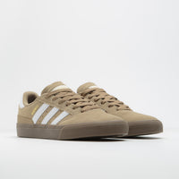 Adidas Busenitz Vulc II Shoes in Cardboard and Chalk White / Gold Metallic thumbnail