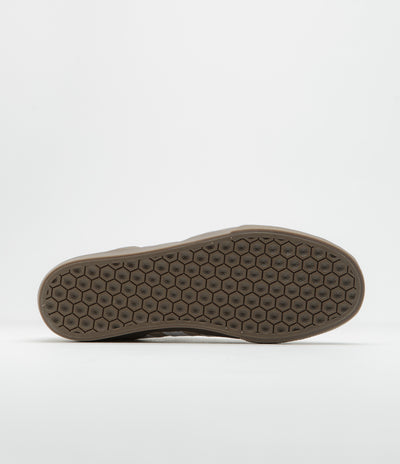 Adidas Busenitz Vulc II Shoes in Cardboard and Chalk White / Gold Metallic