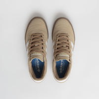 Adidas Busenitz Vulc II Shoes in Cardboard and Chalk White / Gold Metallic thumbnail