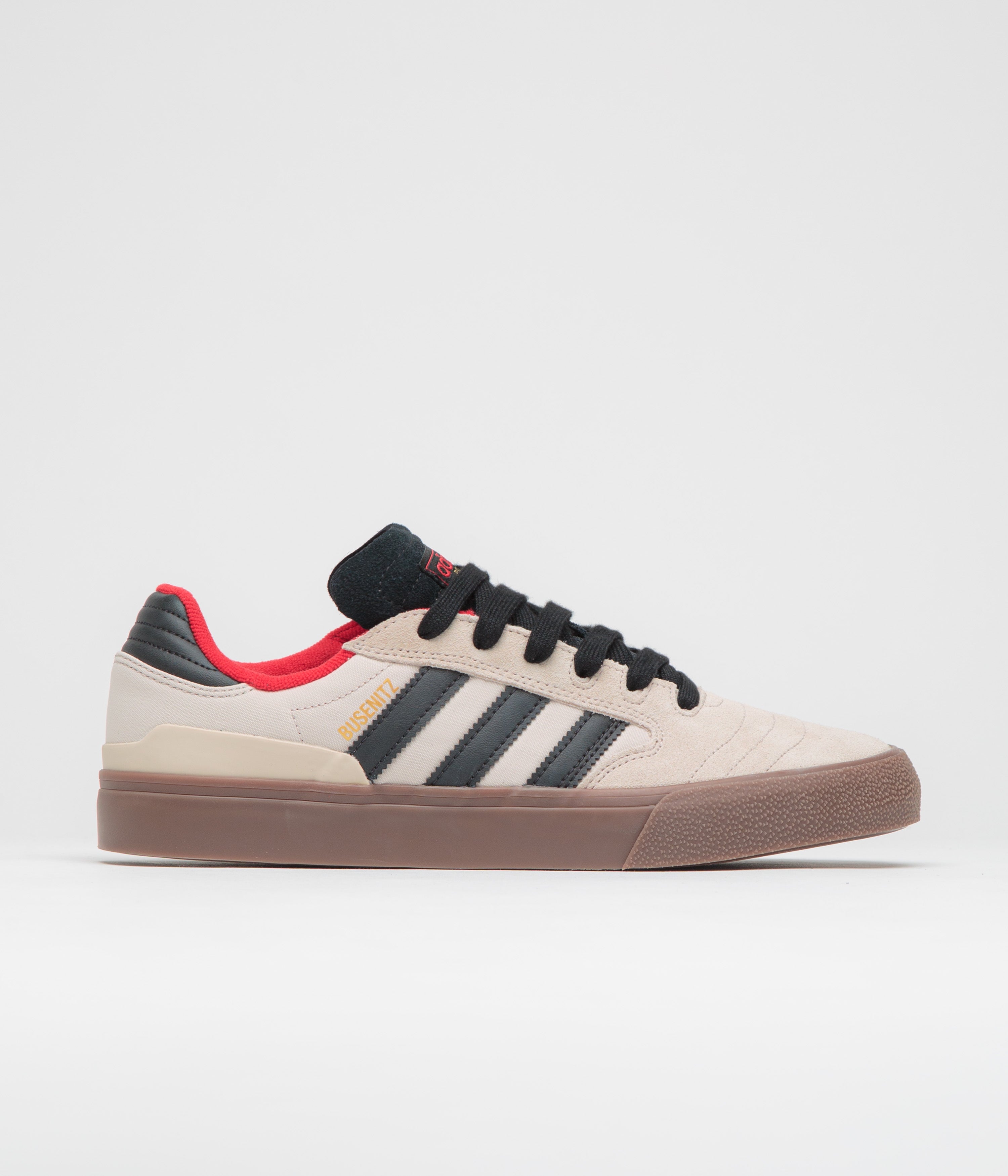Adidas Busenitz Vulc II Shoes in Clear Brown and Core Black / Gum5