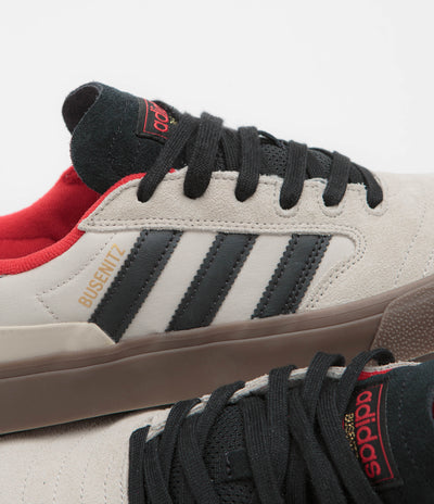 Adidas Busenitz Vulc II Shoes in Clear Brown and Core Black / Gum5