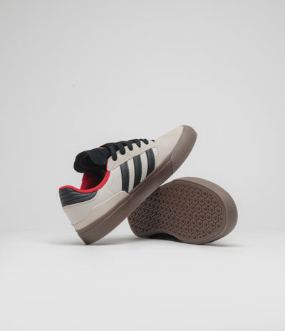 Adidas Busenitz Vulc II Shoes in Clear Brown and Core Black / Gum5