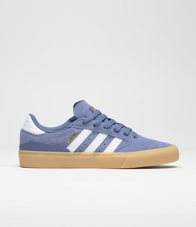 logo sitio cada Adidas Busenitz Vulc II Shoes - FTWR White / Core Black / Gold Metalli |  Flatspot