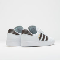 Adidas Busenitz Vulc II Shoes - FTWR White / Aurora Coffee / Gold Metallic thumbnail