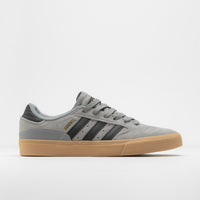 Adidas Busenitz Vulc II Shoes in Grey Three and Core Black / Gold Metallic thumbnail