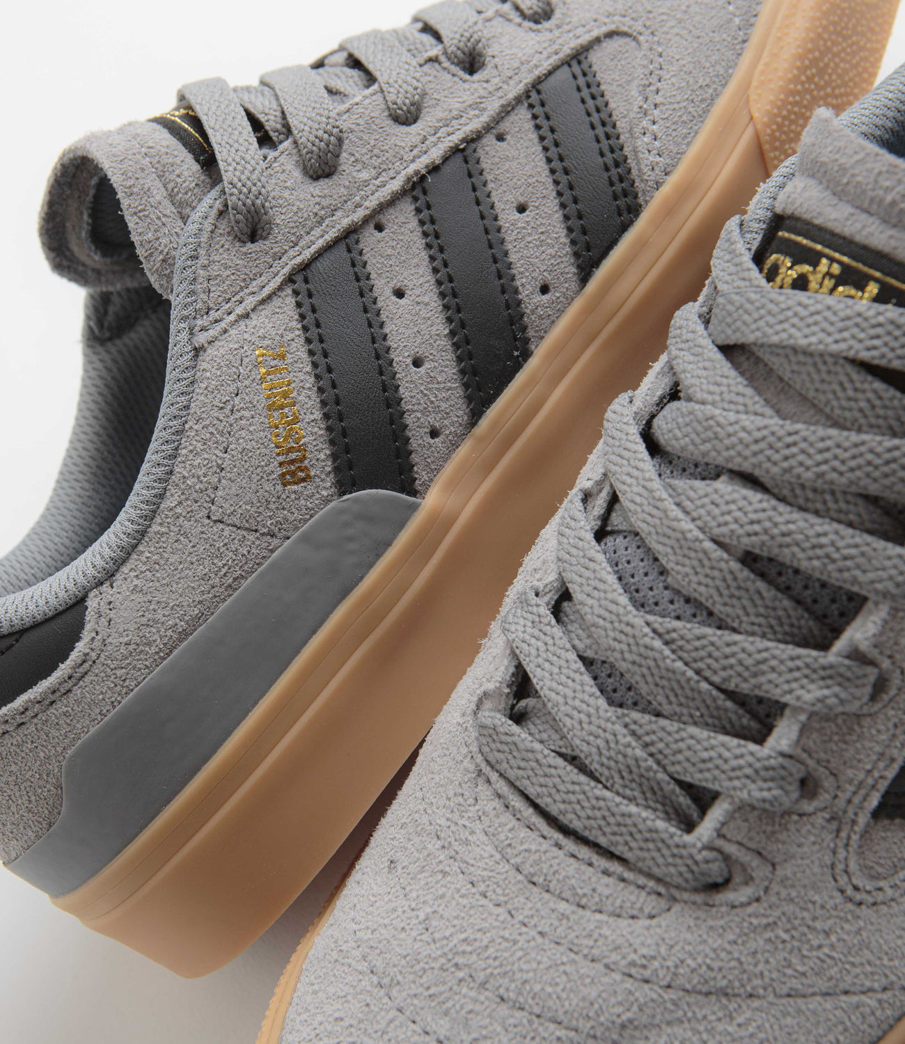 Busenitz vulc grey white & gold shoes Clearance