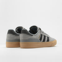 Adidas Busenitz Vulc II Shoes in Grey Three and Core Black / Gold Metallic thumbnail