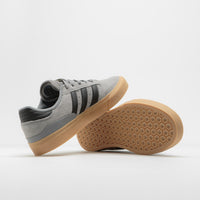 Adidas Busenitz Vulc II Shoes in Grey Three and Core Black / Gold Metallic thumbnail