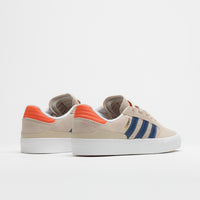 Adidas Busenitz Vulc II Shoes - Wonder Beige / Dark Blue / Collegiate Orange thumbnail