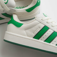 Adidas Campus 00s Shoes - Core White / Green / Off White thumbnail