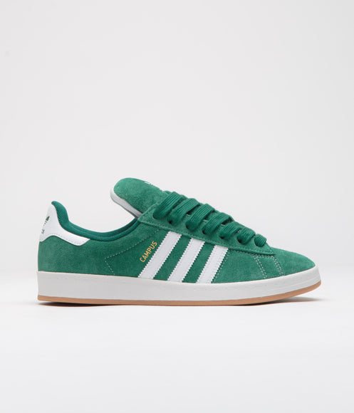 Adidas Campus ADV Shoes - Collegiate Green / FTWR White / Gold Metallic
