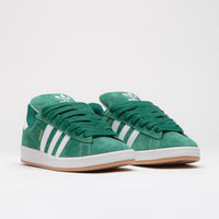 Adidas Campus ADV Shoes in Collegiate Green and FTWR White / Gold Metallic thumbnail