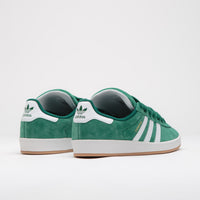 Adidas Campus ADV Shoes in Collegiate Green and FTWR White / Gold Metallic thumbnail
