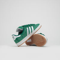 Adidas Campus ADV Shoes in Collegiate Green and FTWR White / Gold Metallic thumbnail