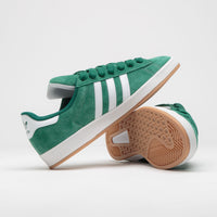 Adidas Campus ADV Shoes in Collegiate Green and FTWR White / Gold Metallic thumbnail