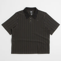Adidas Classic Jersey in Black and Olive Strata thumbnail