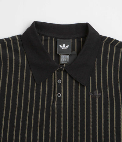 Adidas Classic Jersey in Black and Olive Strata