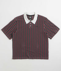 Adidas Classic Jersey in White and Black / Maroon