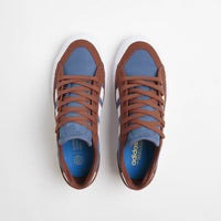 Adidas Court TNS Premiere Shoes - Brown / FTWR White / Crew Blue thumbnail