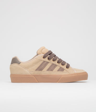 Adidas Court TNS Premiere Shoes in Magic Beige and Earth Strata / Gum4