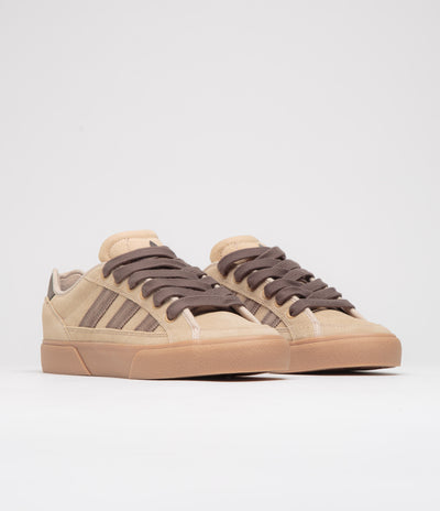 Adidas Court TNS Premiere Shoes in Magic Beige and Earth Strata / Gum4