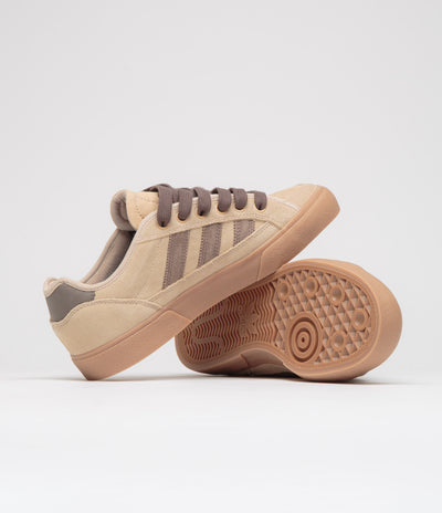 Adidas Court TNS Premiere Shoes in Magic Beige and Earth Strata / Gum4