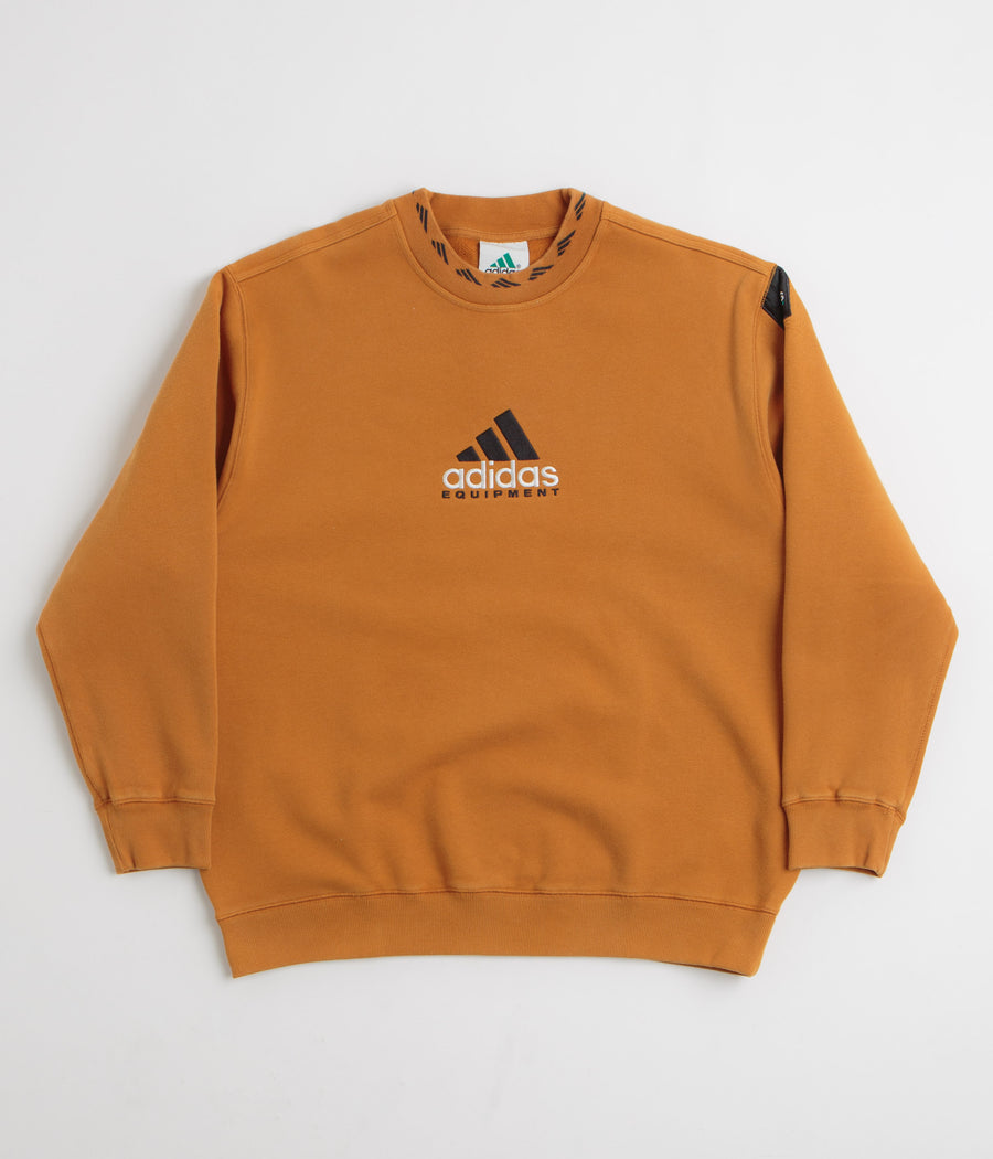 Adidas EQT Washed Crewneck Sweatshirt in Craft Ochre