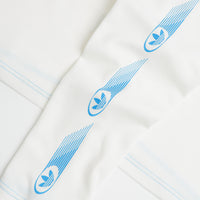 Adidas Formula Long Sleeve T-Shirt in White and Core White / Lucid Ray Blue thumbnail