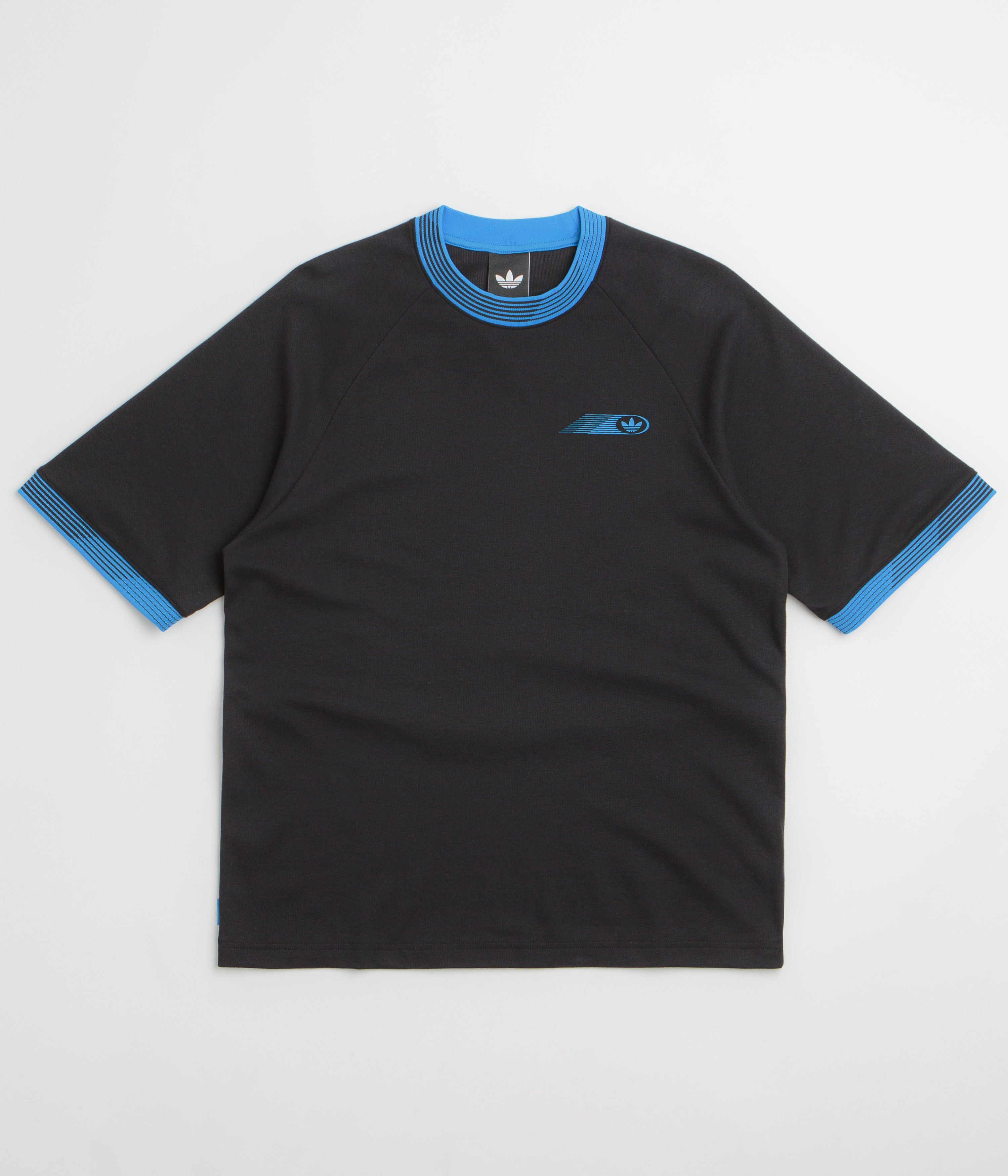 Adidas Formula T-Shirt - Black / Black / Lucid Ray Blue