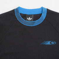 Adidas Formula T-Shirt in Black and Black / Lucid Ray Blue thumbnail