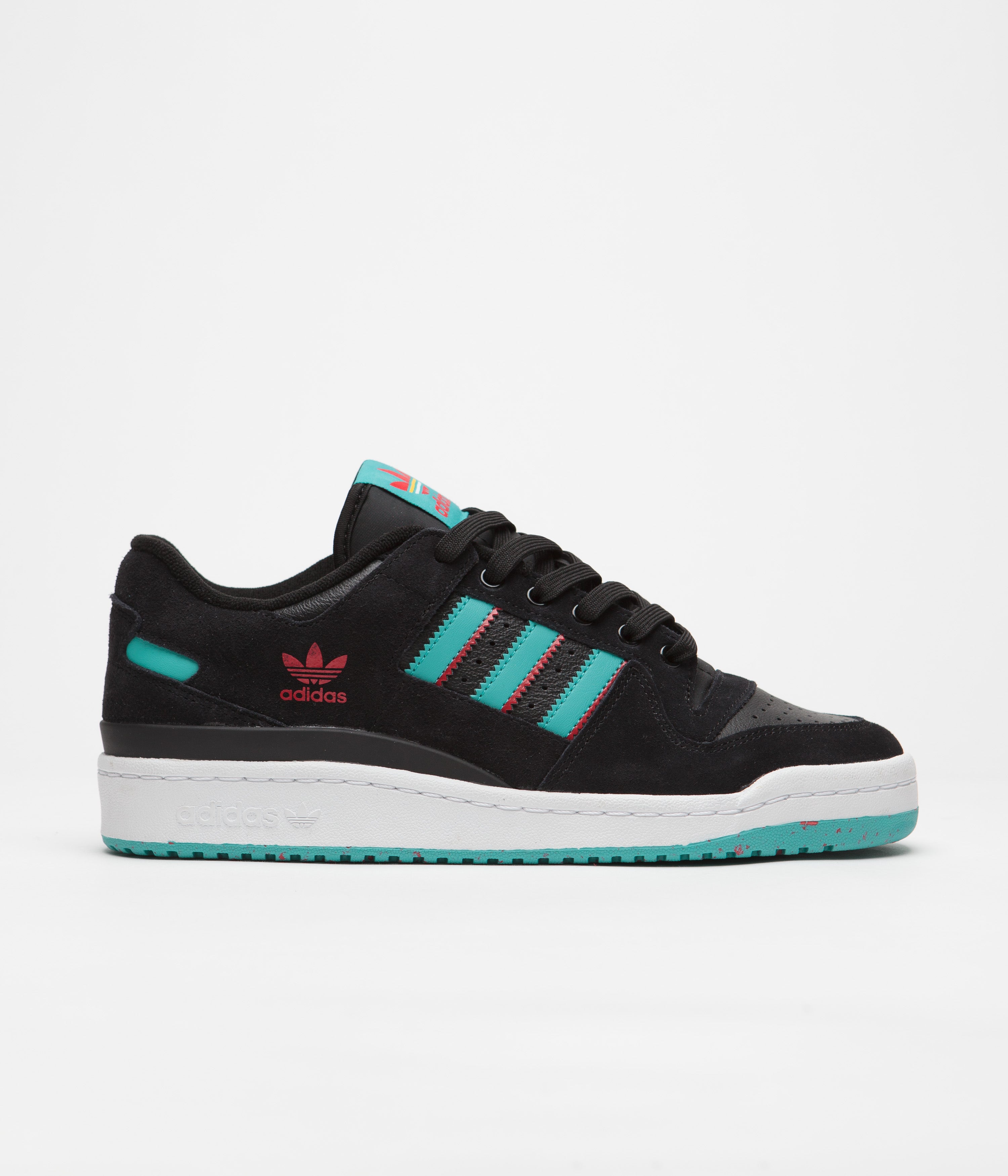 Adidas Forum 84 Low ADV Shoes - Core Black / Bold Gold