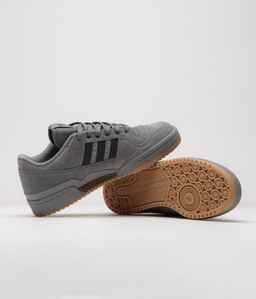 Adidas Forum 84 Low ADV Shoes - Grey Four / Carbon / Grey Three | Flatspot Adidas Forum 84 Low ADV Shoes - Grey Four / Carbon / Grey Three | Flatspot