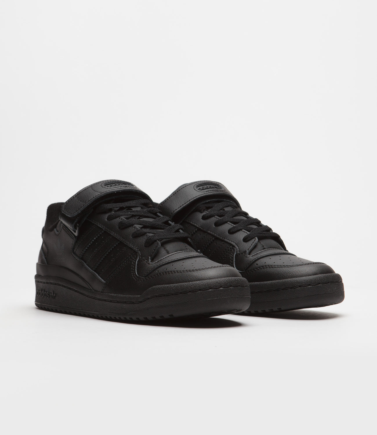 Adidas Forum Low Shoes - Core Black / Core Black / Core Black | Flatspot