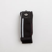 Adidas Frontside Socks (3 Pack) in Black and White / Black / Shadow Red thumbnail