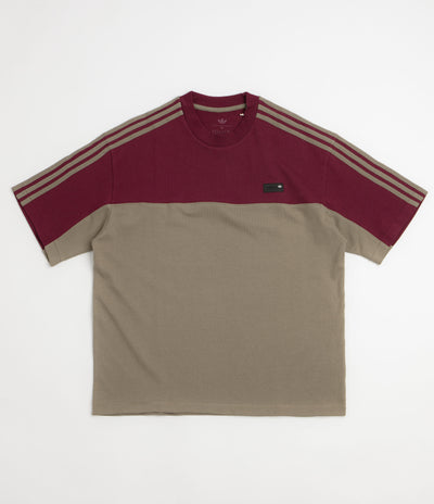 Adidas FS+ T-Shirt - Shadow Red / Khaki Six