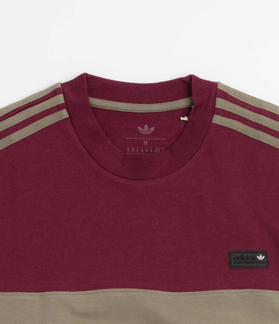 Adidas FS+ T-Shirt - Shadow Red / Khaki Six