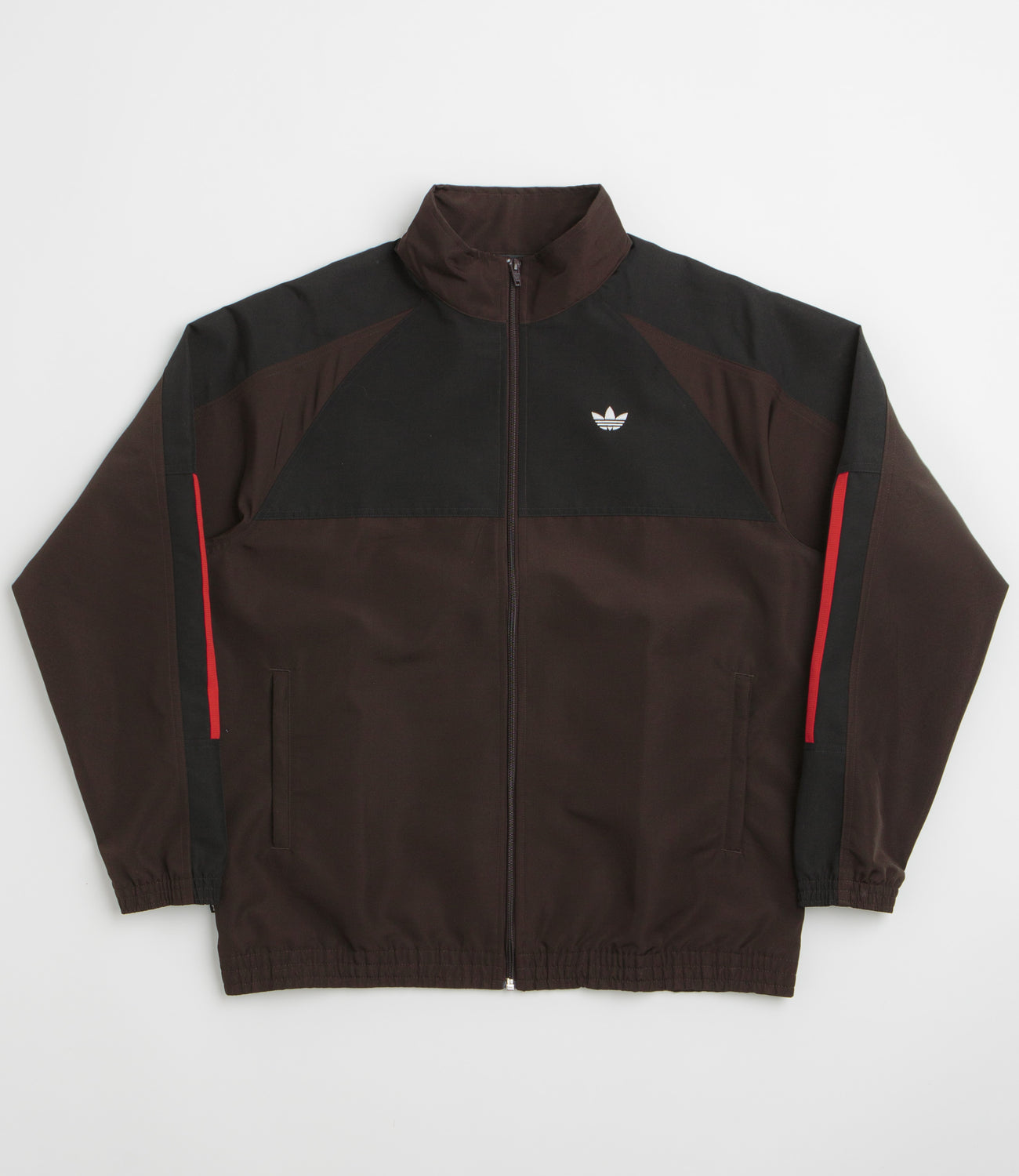 Adidas Gatsele Track Jacket - Aurora Coffee / White / Black | flatspot