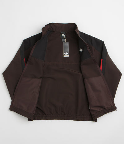 Adidas Gatsele Track Jacket in Aurora Coffee and White / Black