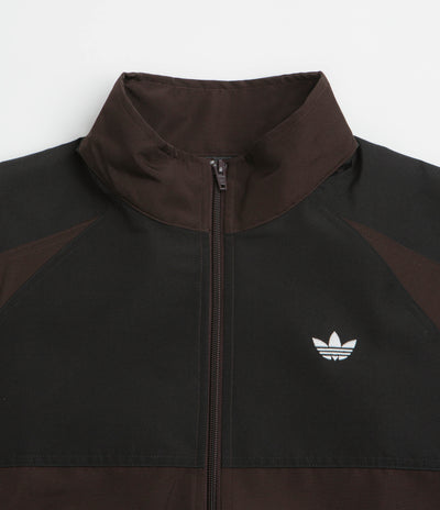 Adidas Gatsele Track Jacket in Aurora Coffee and White / Black