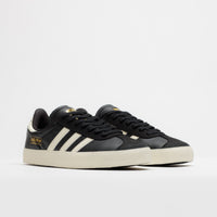 Adidas Gazelle ADV Shoes - Core Black / Cream White / Gold Metallic thumbnail