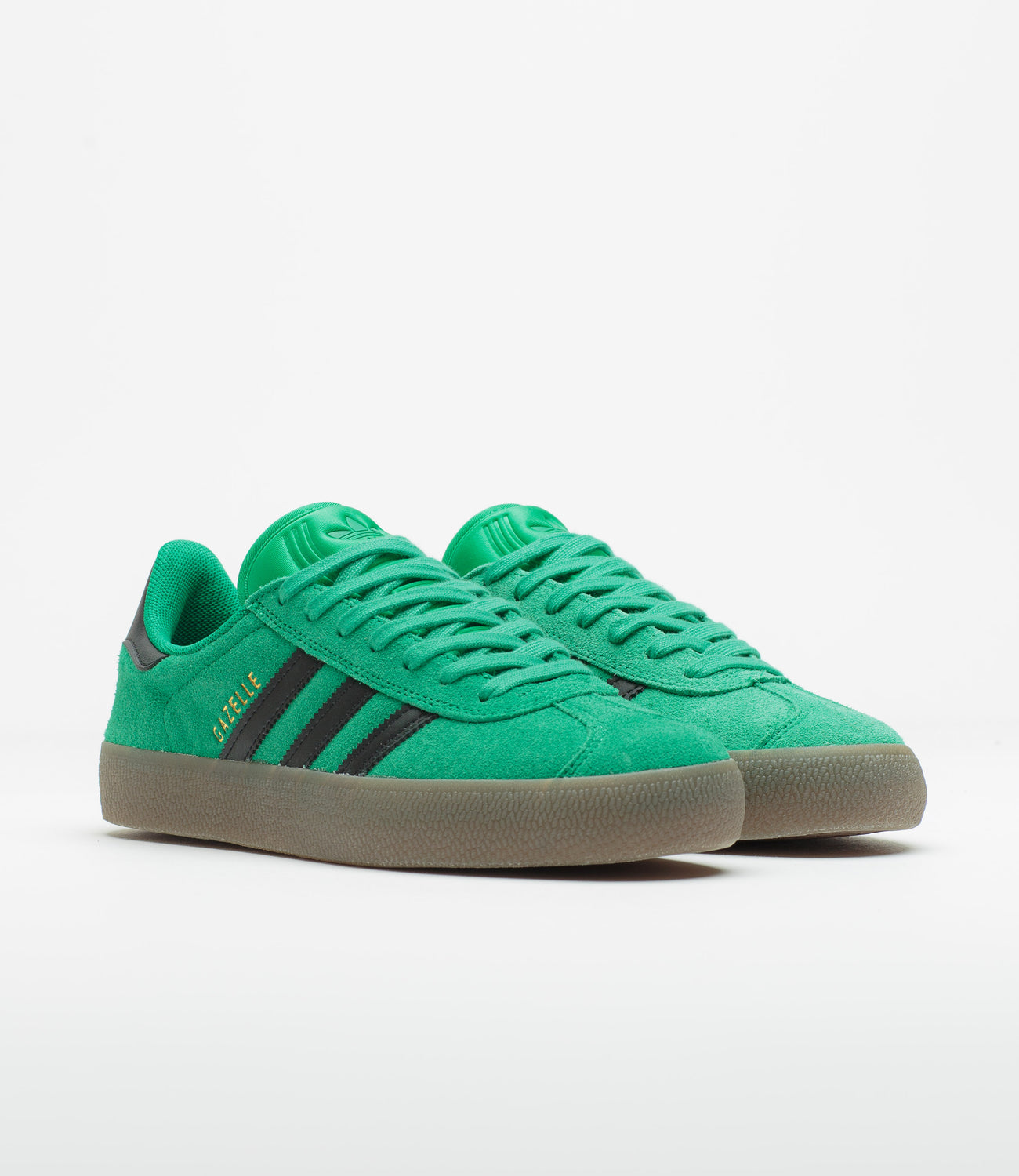 Adidas Gazelle ADV Shoes - Court Green / Core Black / Gum5