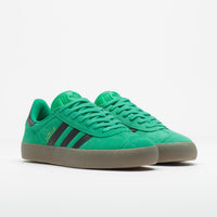 Adidas Gazelle ADV Shoes in Court Green and Core Black / Gum5 thumbnail