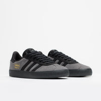 Adidas Gazelle ADV Shoes - Grey Six / Core Black / Gold Metallic thumbnail