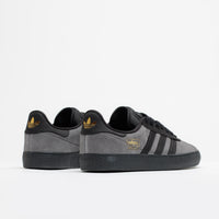 Adidas Gazelle ADV Shoes - Grey Six / Core Black / Gold Metallic thumbnail