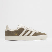 Adidas Gazelle ADV Shoes - Olive Strata / Chalk White / Gold Metallic thumbnail